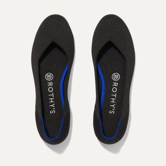 Rothy's Shoes - Rothy’s Flats Round Toe Solid Black Size 12W